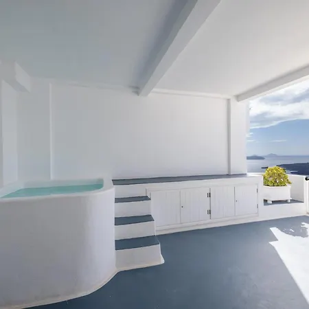 Contemporary Santorini - 1 Bedroom - Lunarious - Private Jacuzzi And Astonishing Caldera Sea Views - * 산토리니