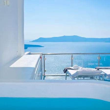Contemporary Santorini - 1 Bedroom - Lunarious - Private Jacuzzi And Astonishing Caldera Sea Views - 别墅 费拉